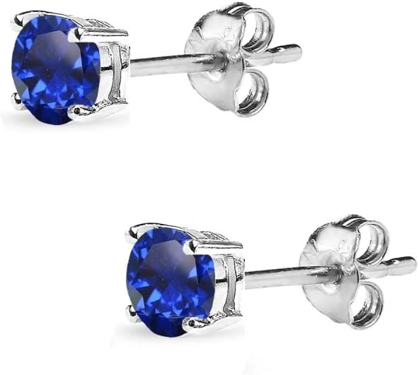 Camila - Sapphire Stud Earrings