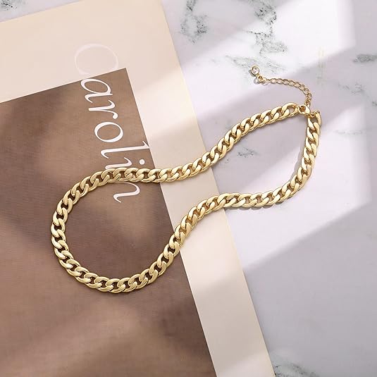 Riley - Chunky Cuban Link Necklace
