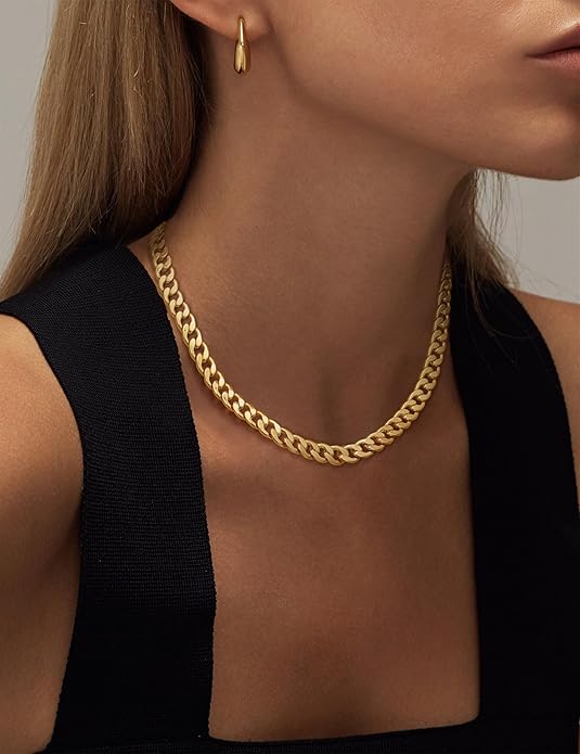 Riley - Chunky Cuban Link Necklace
