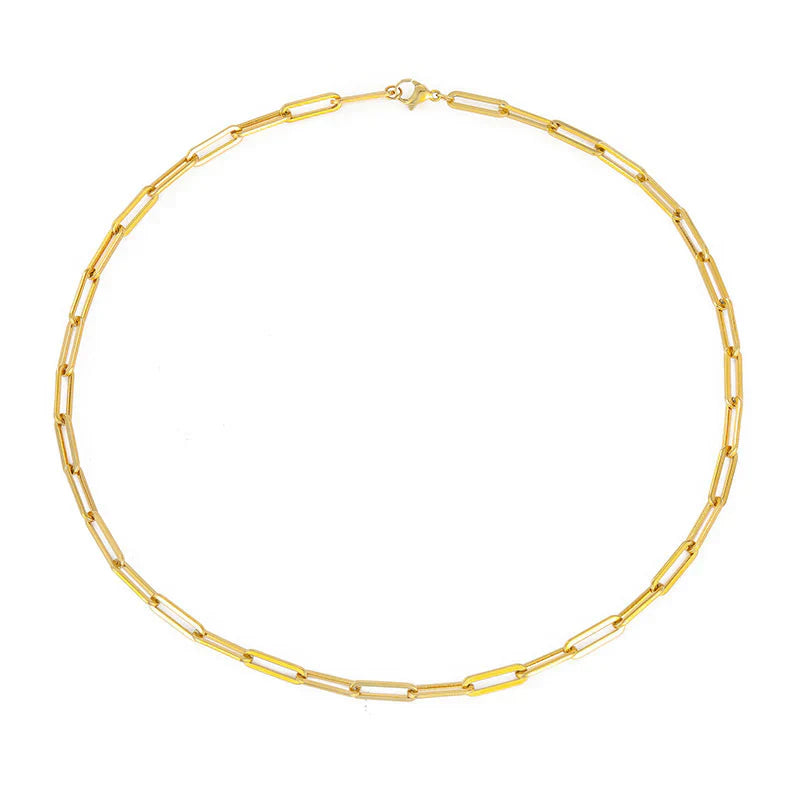 Alaina – Linked Gold Necklace