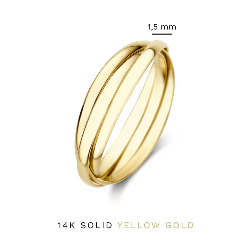 Maribel – Trielle Gold Ring