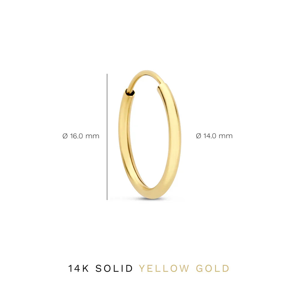 Mara – Sleek Gold Earrings