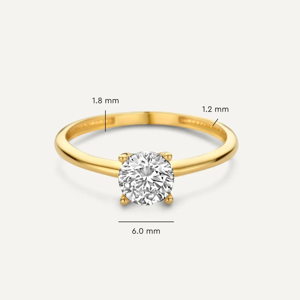 Savaya – Solitaire Gold Ring