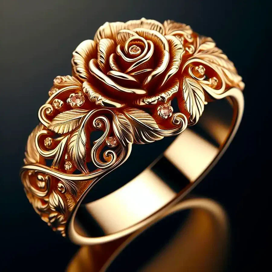 Elara – Blossom Gold Ring